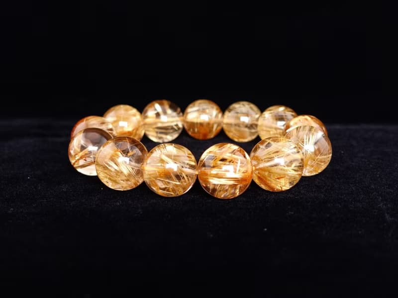 寶麗金珠寶-特級天然鈦晶手珠