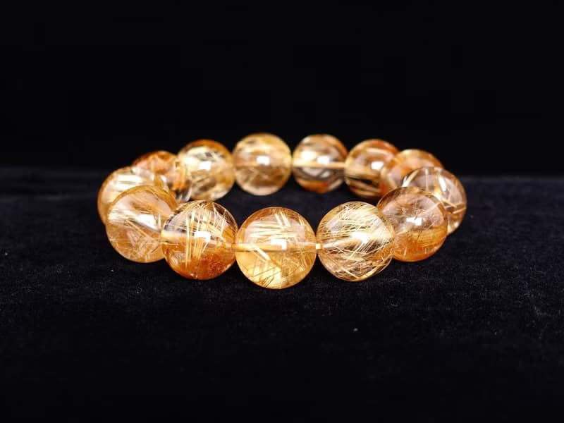 寶麗金珠寶-特級天然鈦晶手珠