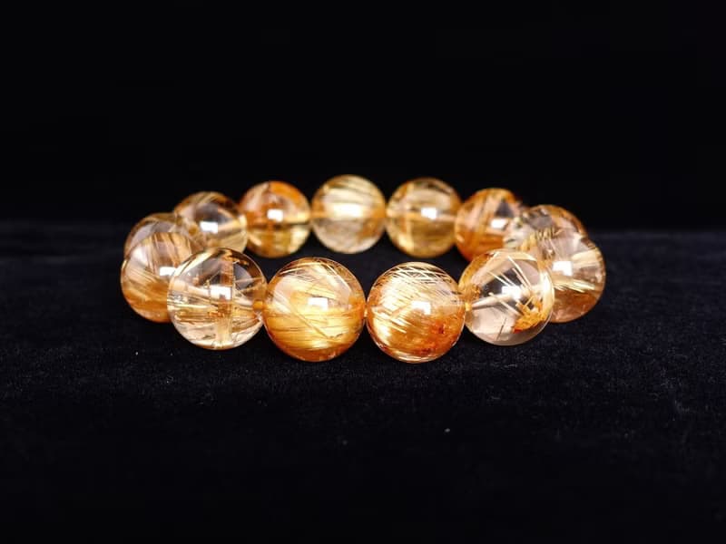 寶麗金珠寶-特級天然鈦晶手珠