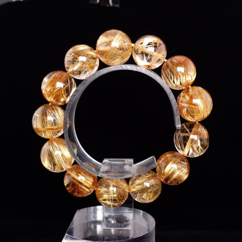 寶麗金珠寶-特級天然鈦晶手珠