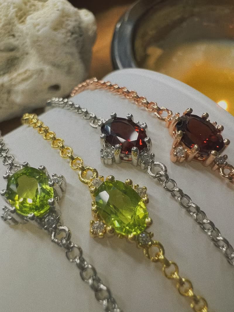 【 劍 】──橄欖石/石榴石—手鍊