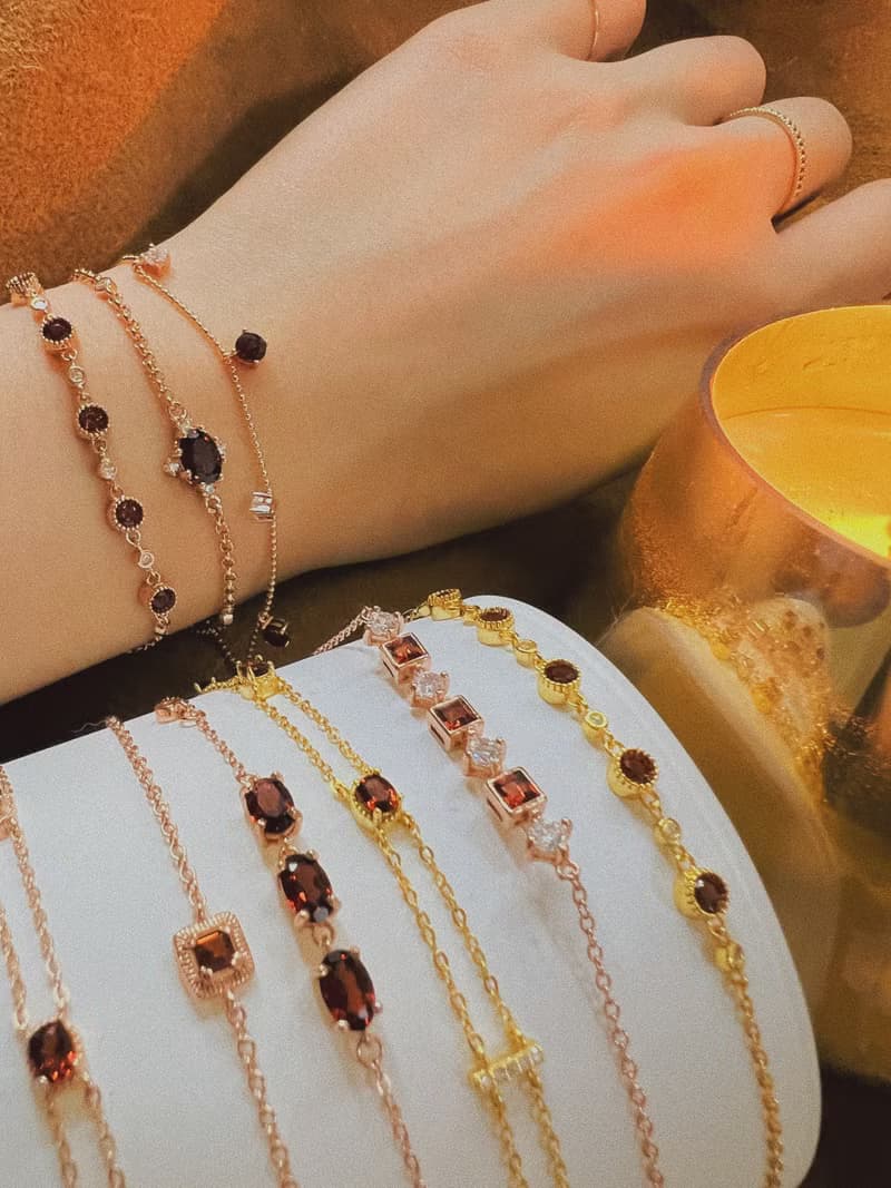 【 劍 】──橄欖石/石榴石—手鍊