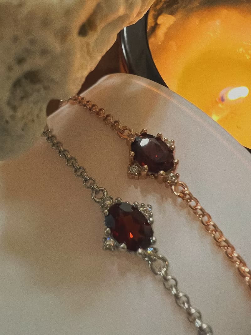 【 劍 】──橄欖石/石榴石—手鍊