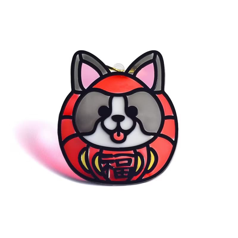 動物達摩(哥基) 掛飾 l 蛇年 福貼 揮春 春聯 招財貓 招福貓