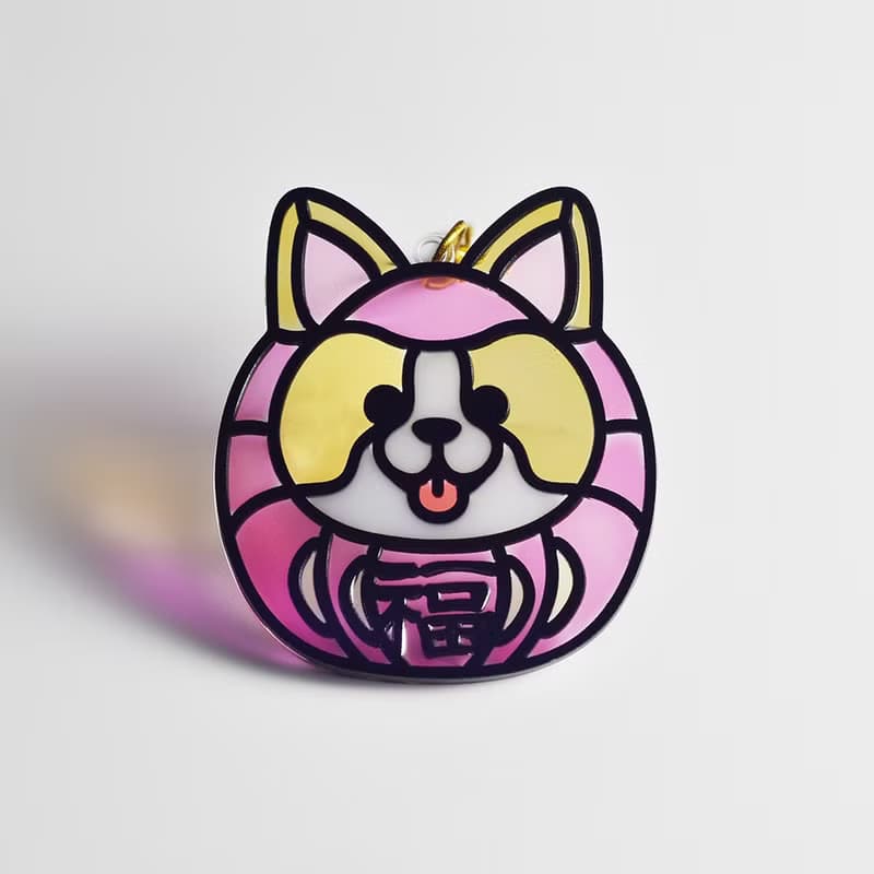 動物達摩(哥基) 掛飾 l 蛇年 福貼 揮春 春聯 招財貓 招福貓