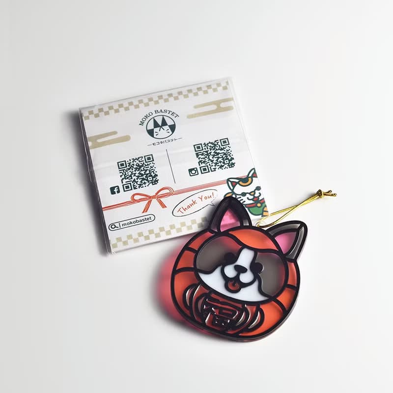 動物達摩(哥基) 掛飾 l 蛇年 福貼 揮春 春聯 招財貓 招福貓