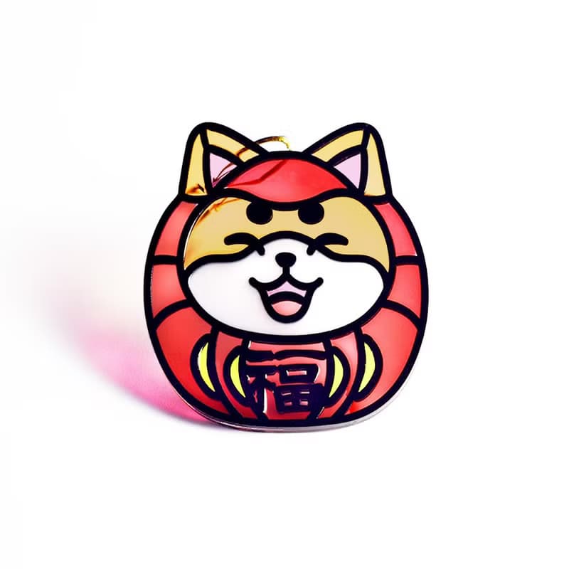 動物達摩(哥基) 掛飾 l 蛇年 福貼 揮春 春聯 招財貓 招福貓