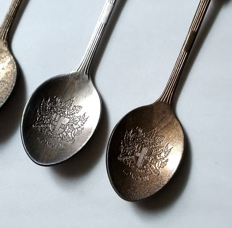 大英帝國 • 倫敦著名地標銀湯匙盒組 老英國絕版紀念品