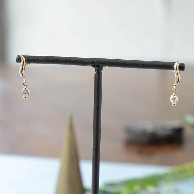 18K金 鑽石耳環  日本製造  送禮小物 飾品 海水珍珠 飾品