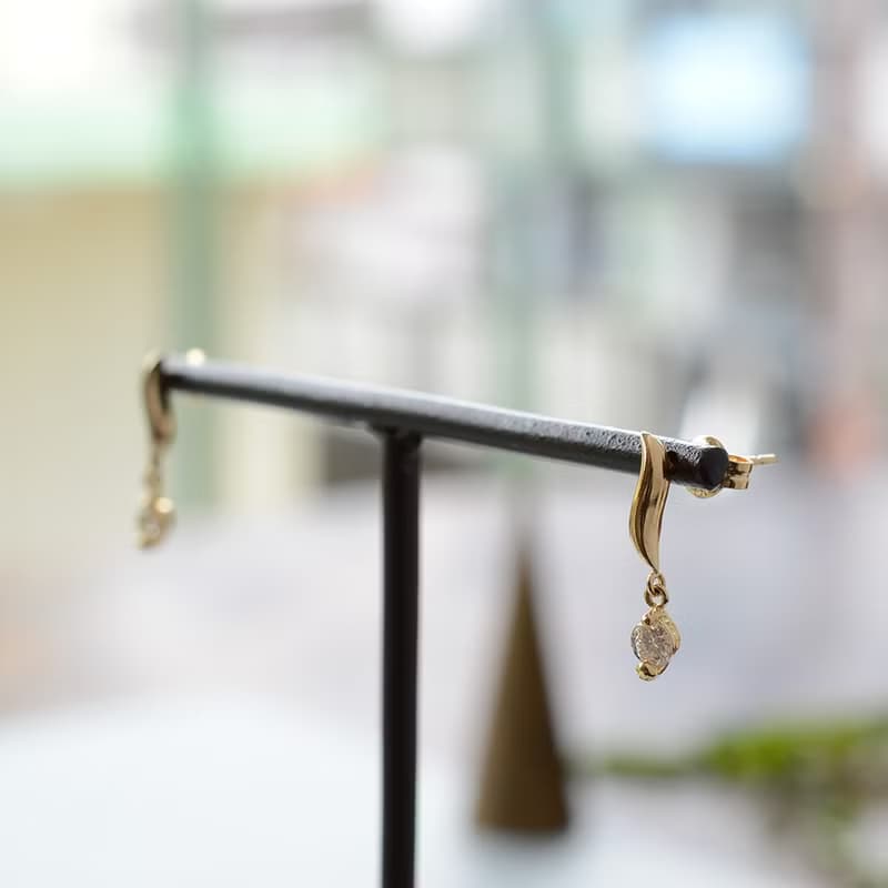 18K金 鑽石耳環  日本製造  送禮小物 飾品 海水珍珠 飾品