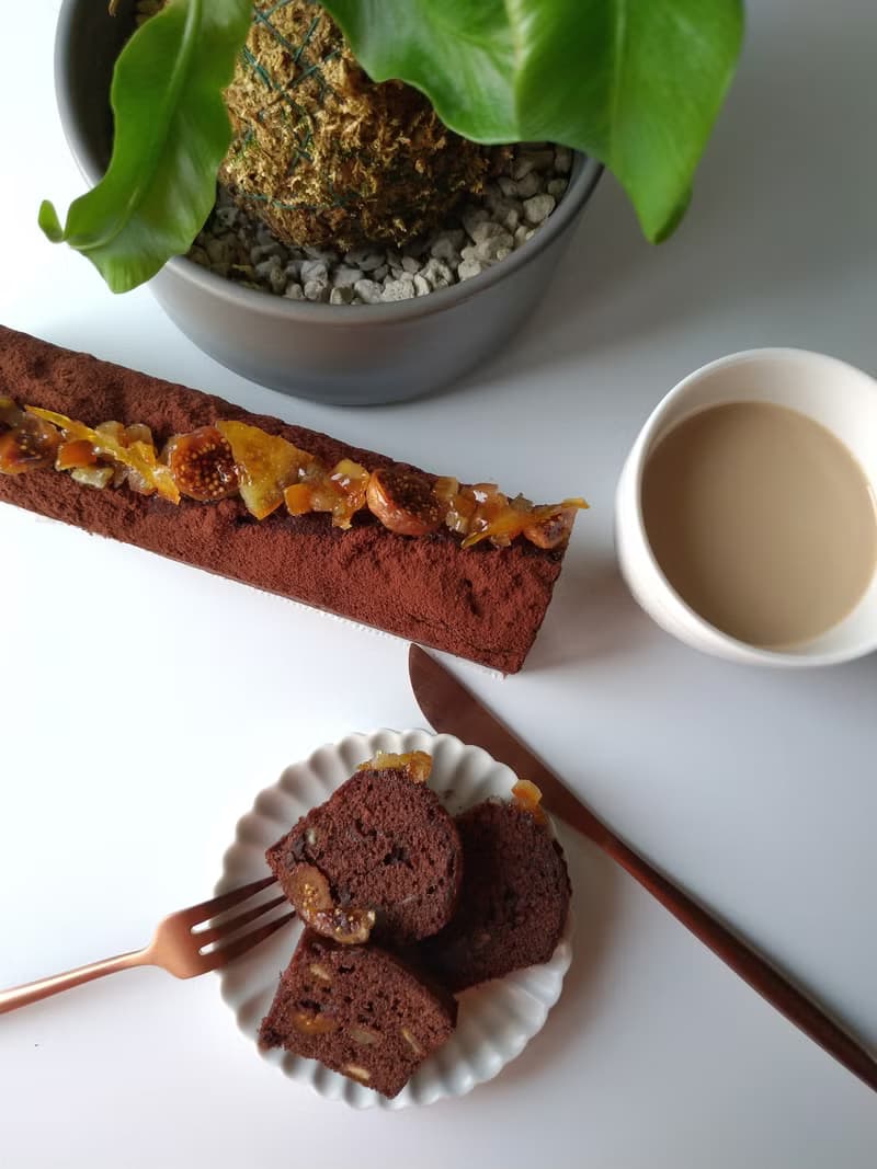 【椿月】橙香無花果巧克力磅蛋糕 I 典雅磅蛋糕系列