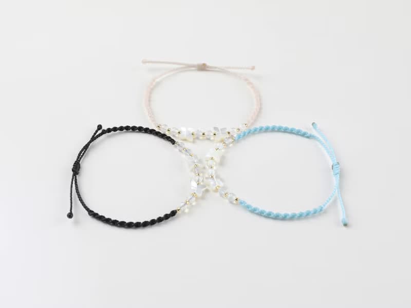 Butterfly Mother-of-Pearl Opalite Knot Bracelet