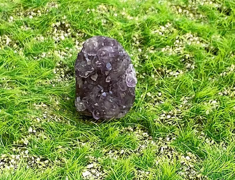 小小能量擺件-天然小小迷你紫晶鎮 紫水晶 辦公室 療癒 擺件