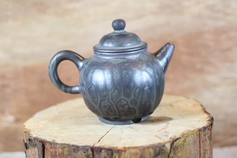 【送禮好物】柴燒天目釉 手工茶壺 名家葉敏祥手工作品