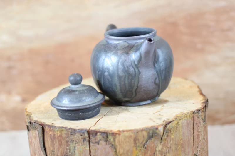 【送禮好物】柴燒天目釉 手工茶壺 名家葉敏祥手工作品
