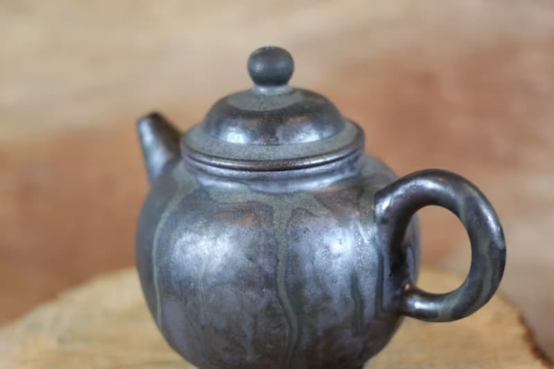 【送禮好物】柴燒天目釉 手工茶壺 名家葉敏祥手工作品