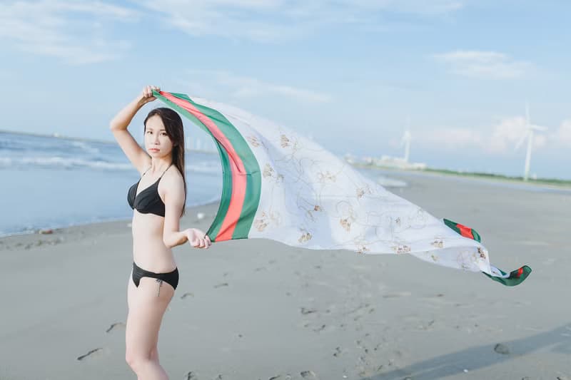 unni流蘇長絲巾 遮曬 擋風 披肩 scarf 圍巾 保暖 保暖 絲巾圍脖