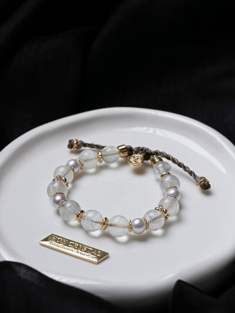 樸石系列 特雷維 拉絲綠螢石 天然珍珠