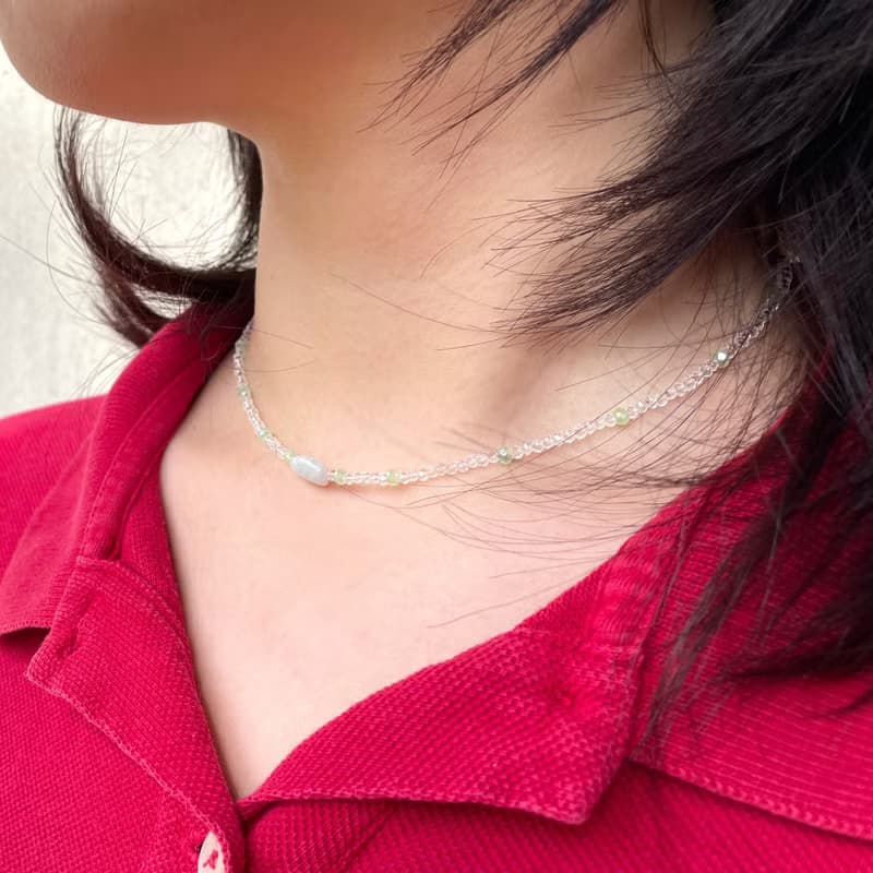 Fruit & Vegetable Collection - 029 Melon Gemstone Necklace