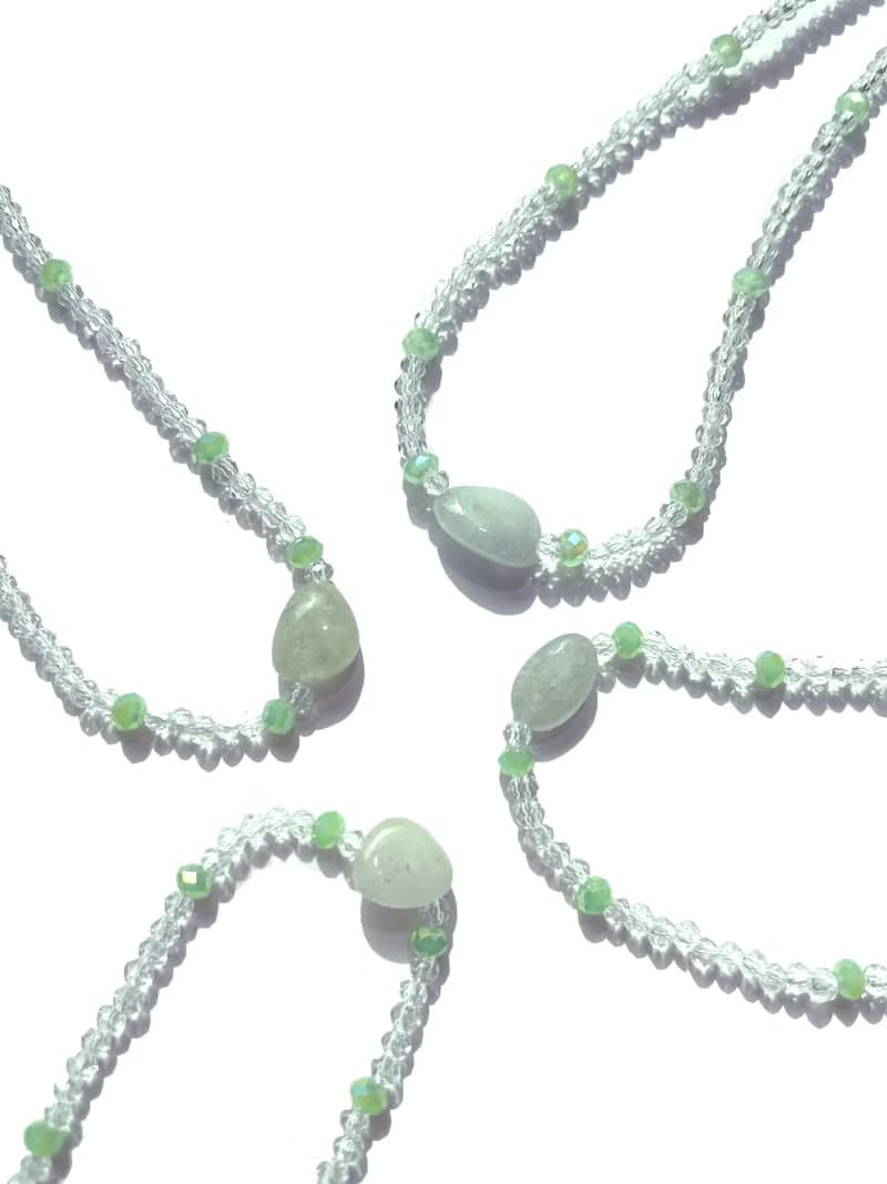Fruit & Vegetable Collection - 029 Melon Gemstone Necklace