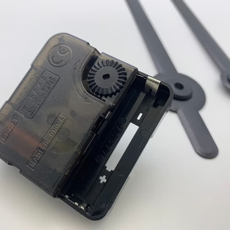 Spare Part Clock Sweep Movement and Clock Hand V2MH Black Silver