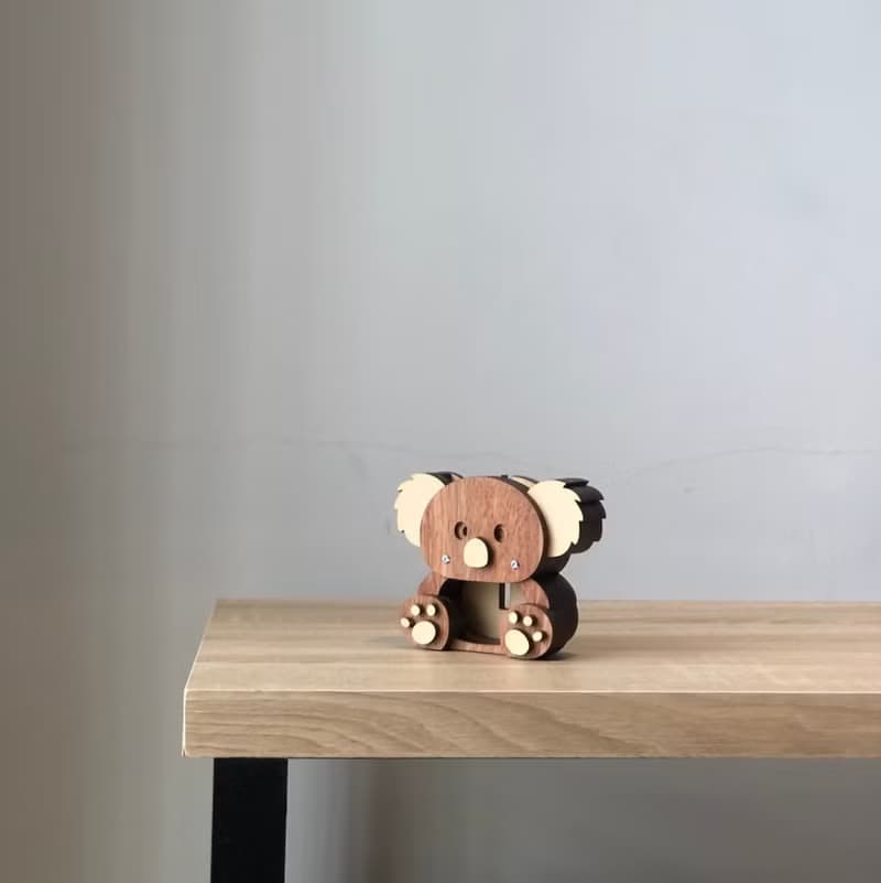【手作DIY】動物 手機 音箱 可愛 木製擺飾 木質 質感 送禮 實用