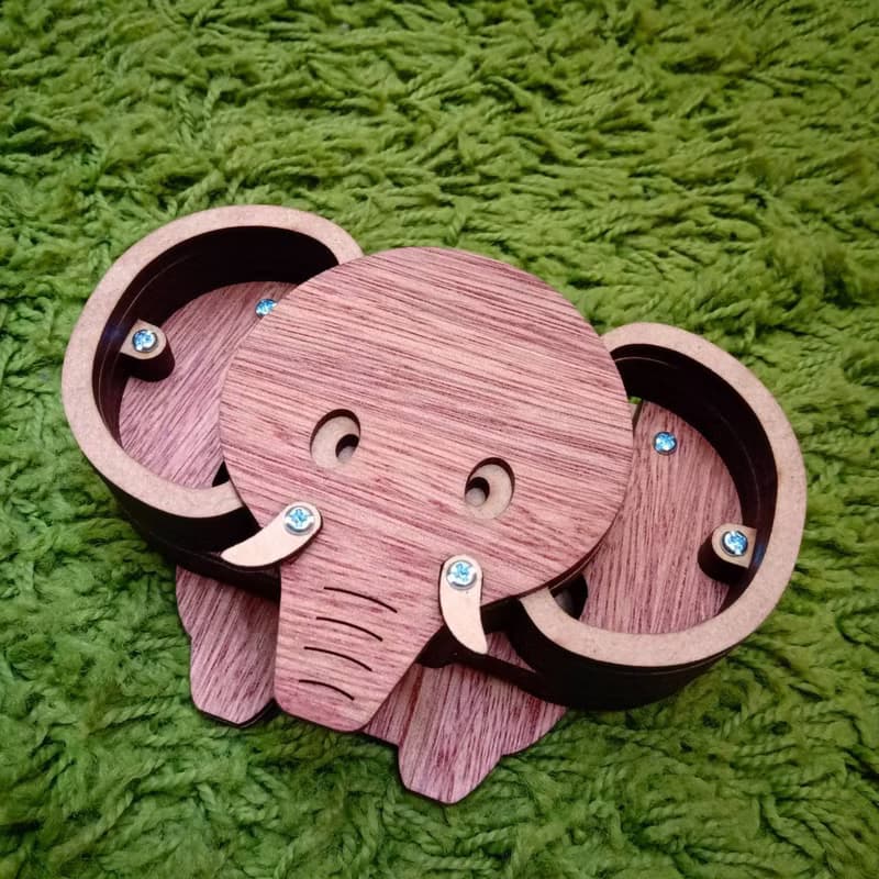 【手作DIY】動物 手機 音箱 可愛 木製擺飾 木質 質感 送禮 實用