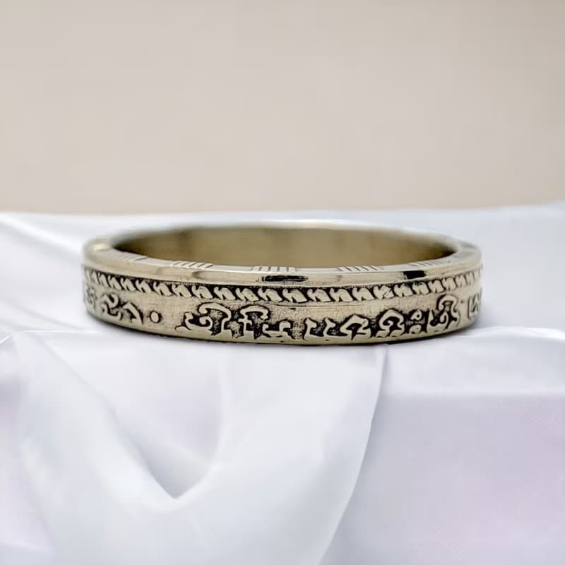 Cambodia Coin Ring 500 riel 1994, Cambodia Ring Man, Coin Ring Cambodia