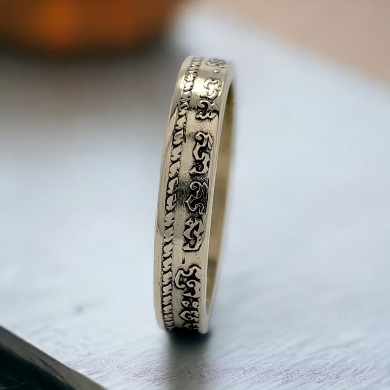Cambodia Coin Ring 500 riel 1994, Cambodia Ring Man, Coin Ring Cambodia