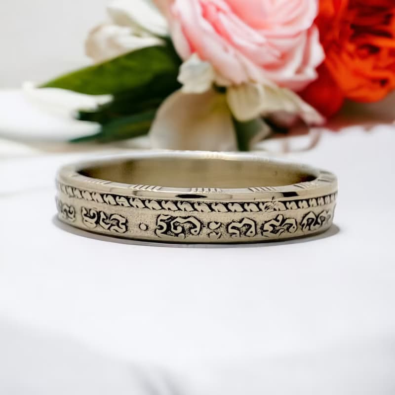 Cambodia Coin Ring 500 riel 1994, Cambodia Ring Man, Coin Ring Cambodia