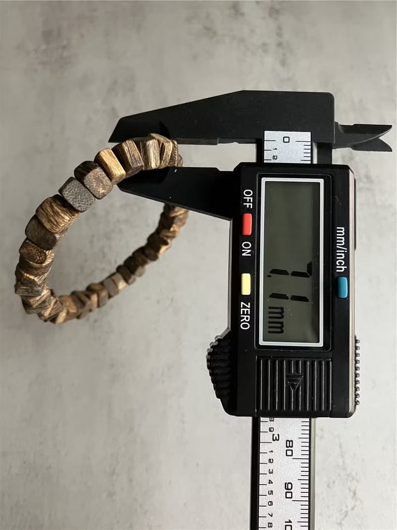 【炸隨形重油款】天然大王棋楠沉香單圈手串7mm