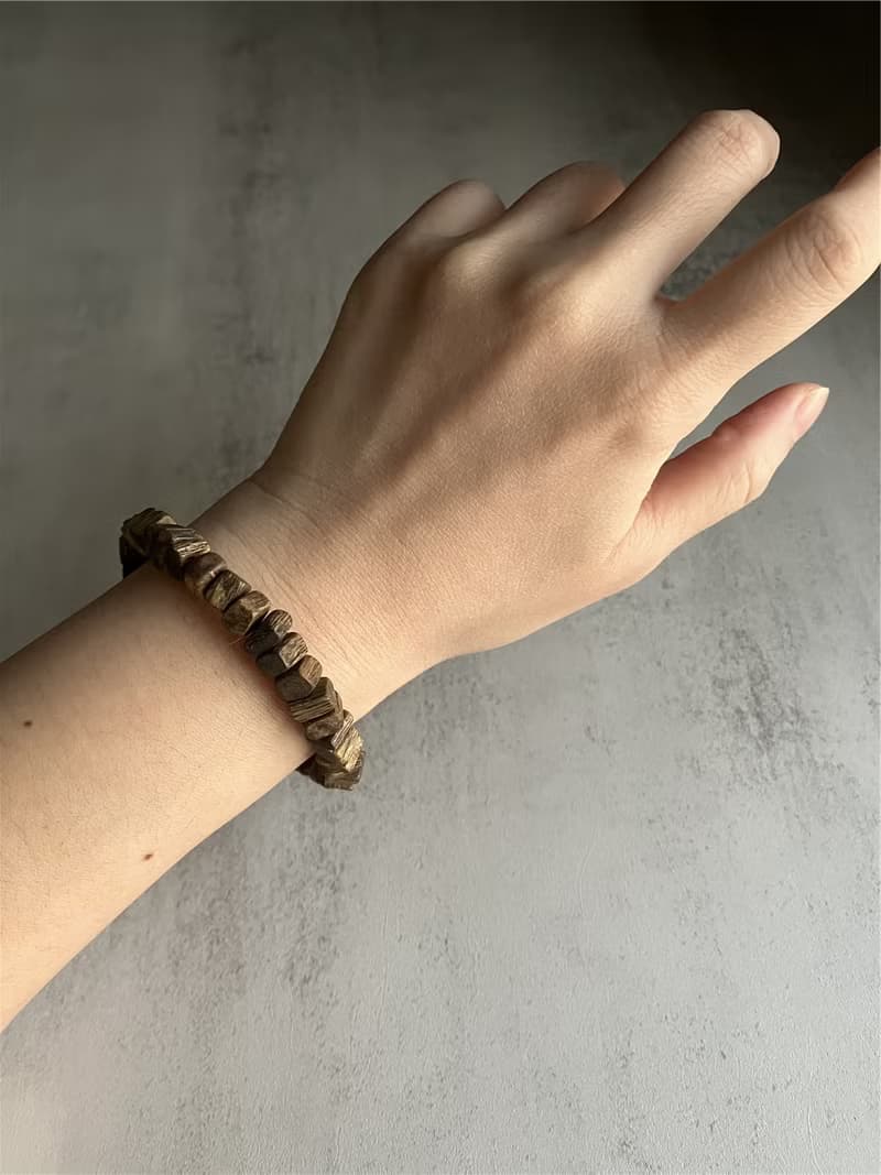 【炸隨形重油款】天然大王棋楠沉香單圈手串7mm