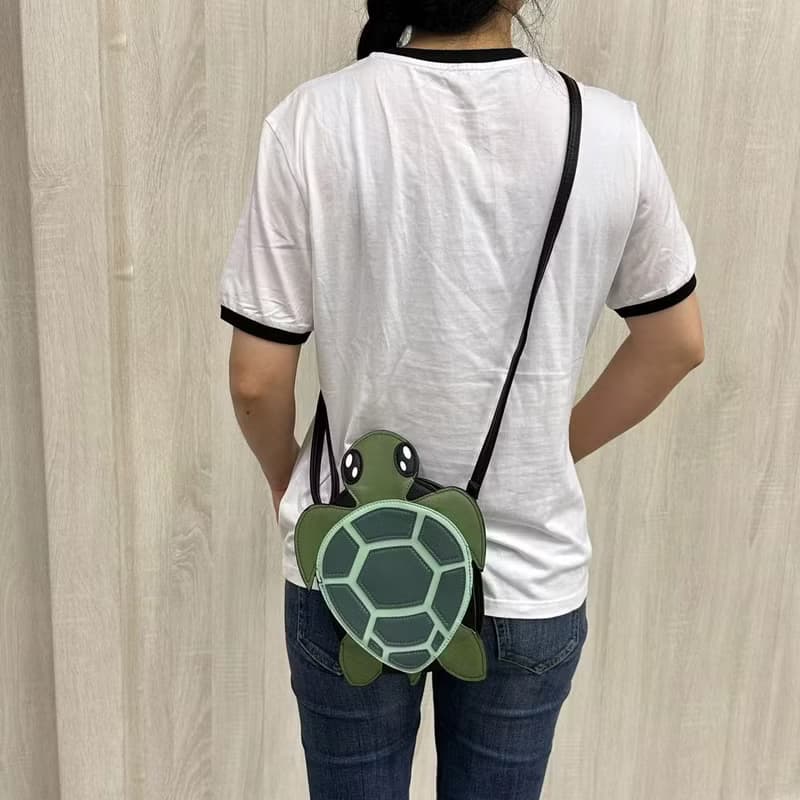 海龜童趣造型斜揹包 - 酷樂村