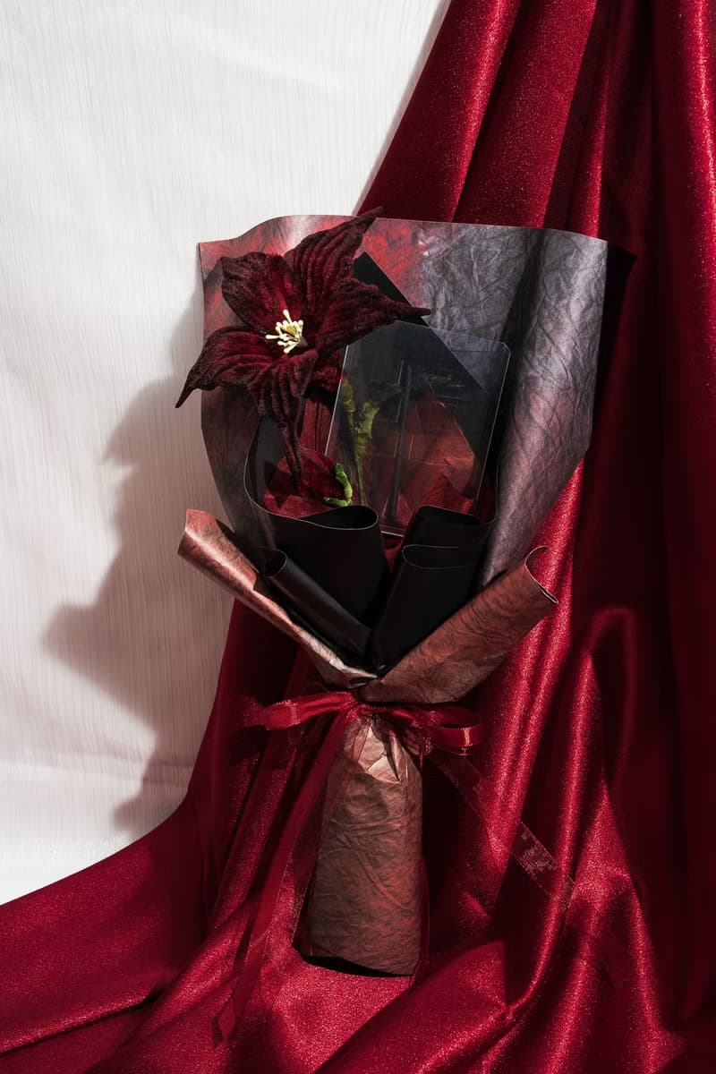 獵人小姐的婚約 徹骨之愛 主題概念手作毛根花束贈1ml Evol試香瓶