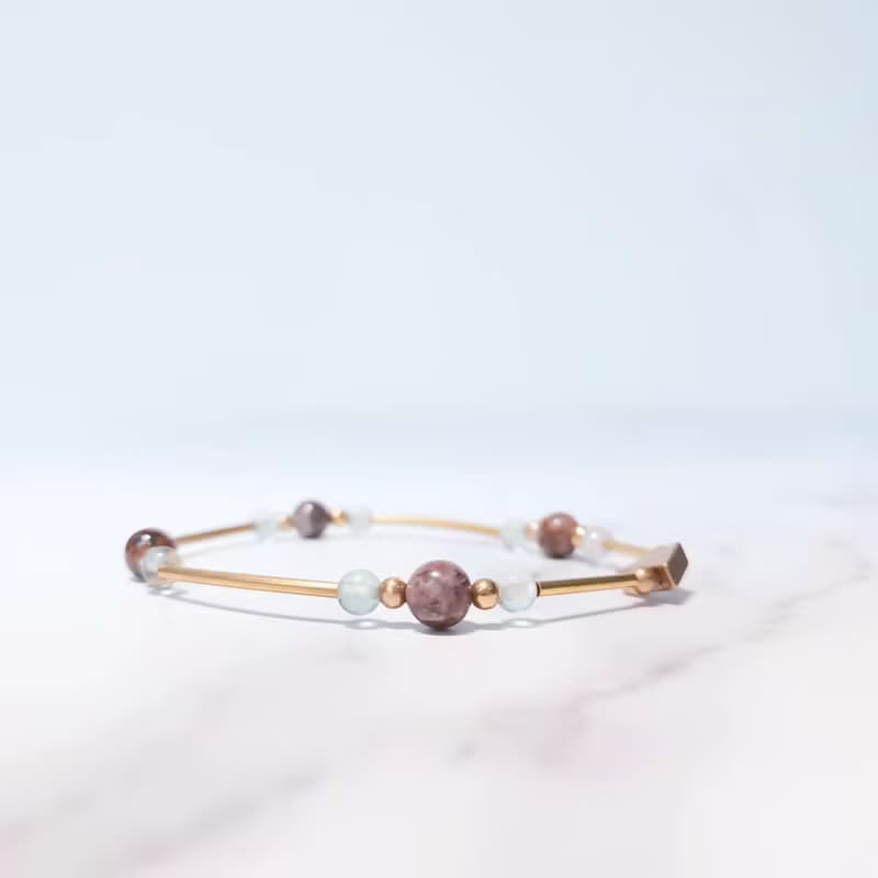 【星球】彼得石/螢石/日本製蠶絲線/好穿戴/去除負能量