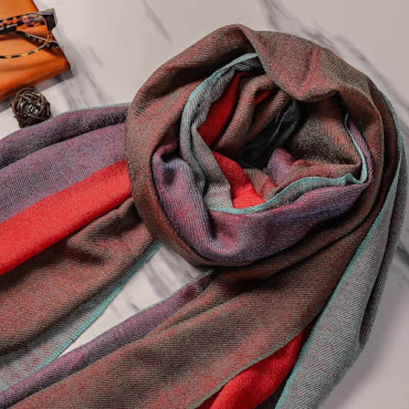 【Cashmere羊絨圍巾/披肩】100%羊絨 蒼林暖陽 輕柔舒適 四季適用