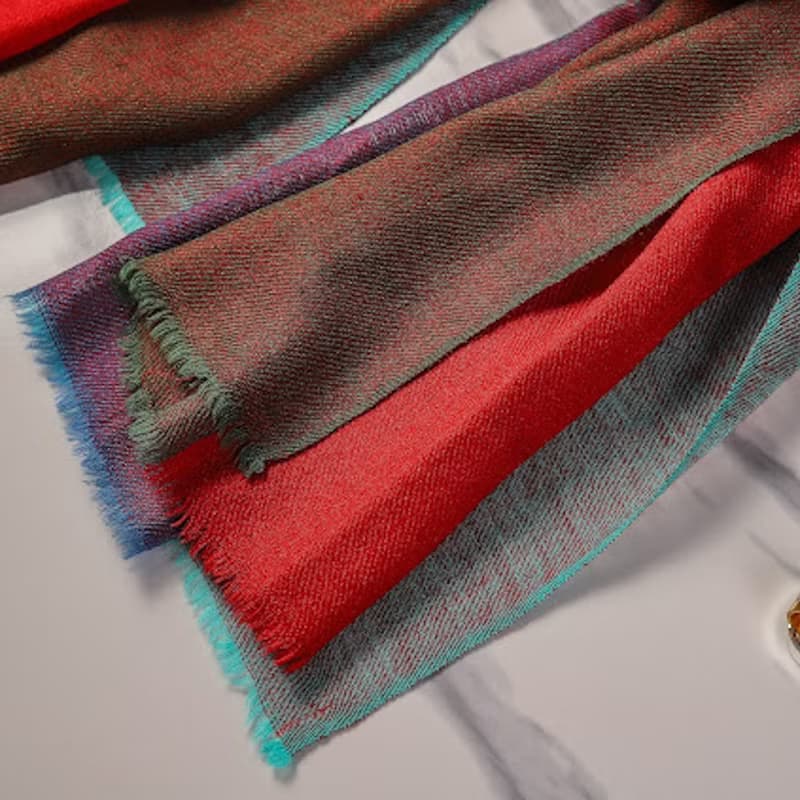 【Cashmere羊絨圍巾/披肩】100%羊絨 蒼林暖陽 輕柔舒適 四季適用