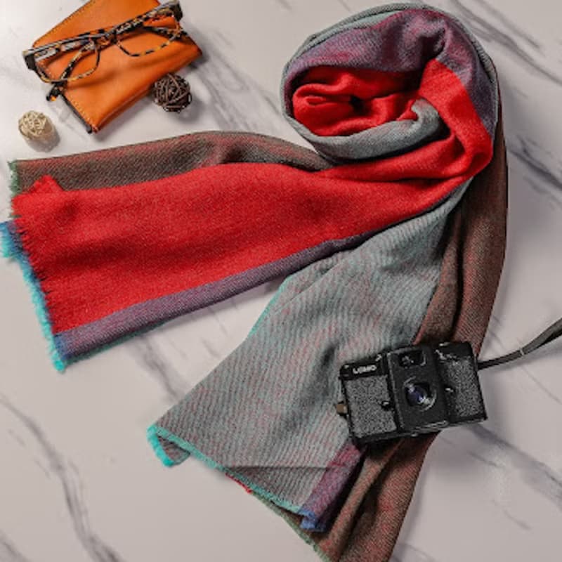 【Cashmere羊絨圍巾/披肩】100%羊絨 蒼林暖陽 輕柔舒適 四季適用