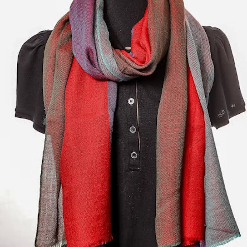 【Cashmere羊絨圍巾/披肩】100%羊絨 蒼林暖陽 輕柔舒適 四季適用