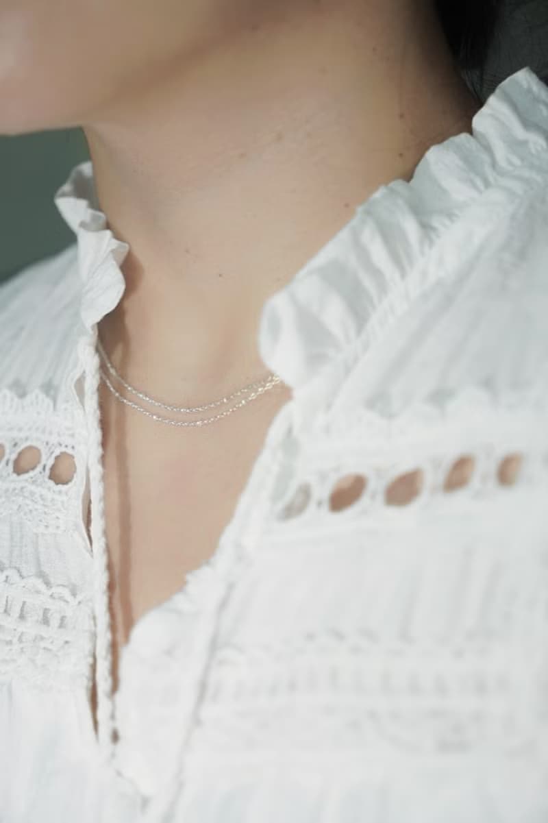 SATELLITE 無感小細珠項鍊-單層/雙層 SV925/金/玫瑰金