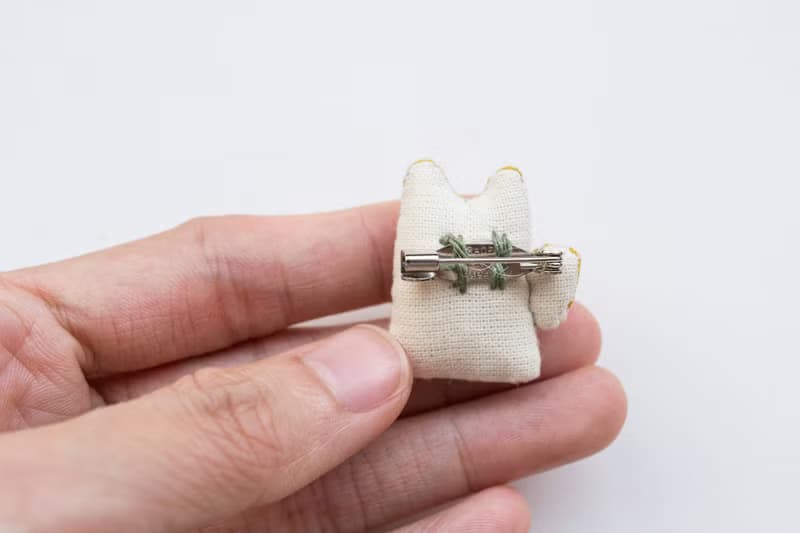 招財貓胸針 fortune cat mini brooch pin