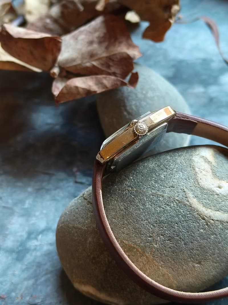 Dior 稀有款 皮帶古董錶 機械手上鍊錶 manual winding