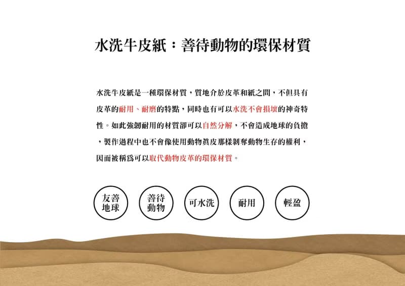 環保多功能水洗牛皮紙卡夾、證件套、零錢夾、分層夾層-虱目魚款
