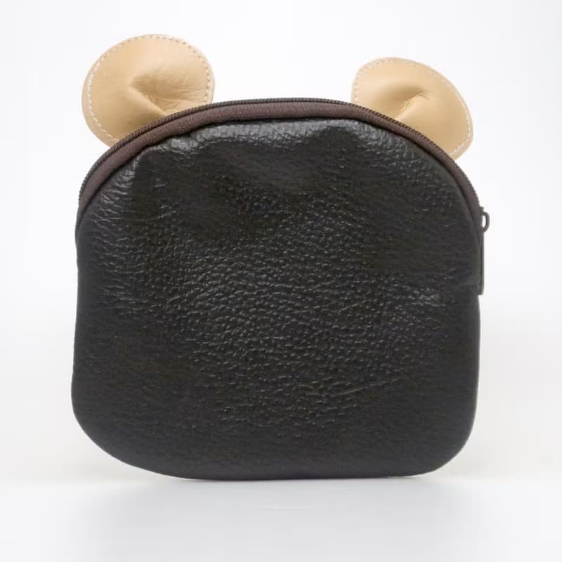 【雙11折扣】Tiger coin purse small synthetic leather bag with zip.various card pocket