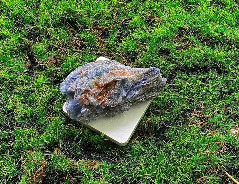 天然原礦藍晶石 消磁淨化 療癒 能量 溝通 表達 觀察力