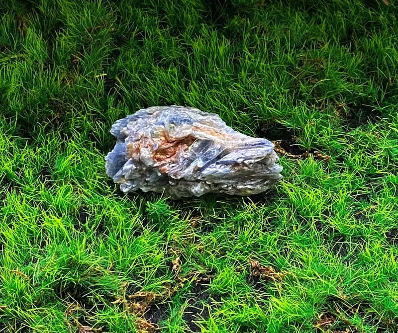 天然原礦藍晶石 消磁淨化 療癒 能量 溝通 表達 觀察力