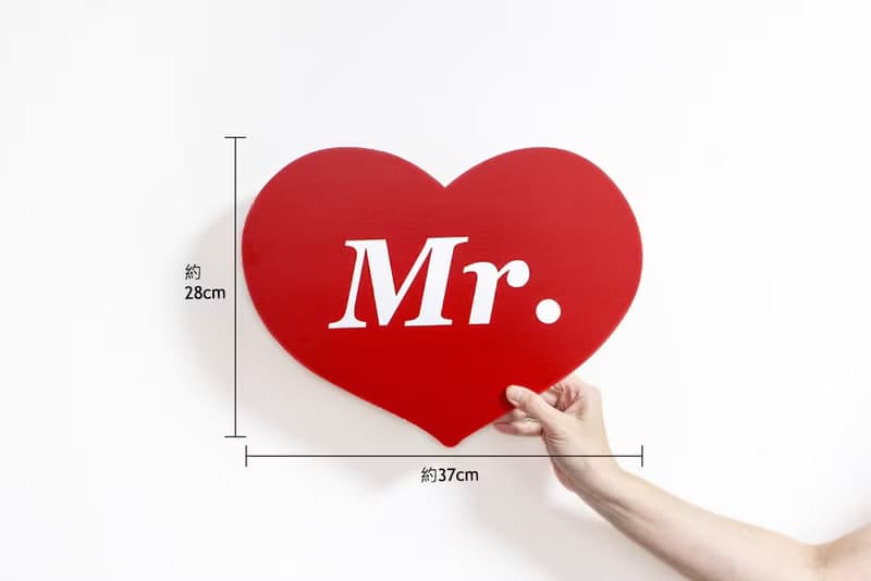 拍照道具- Mr.+Mrs. Double love 手拿板 | 婚紗外景攝影 婚紗照