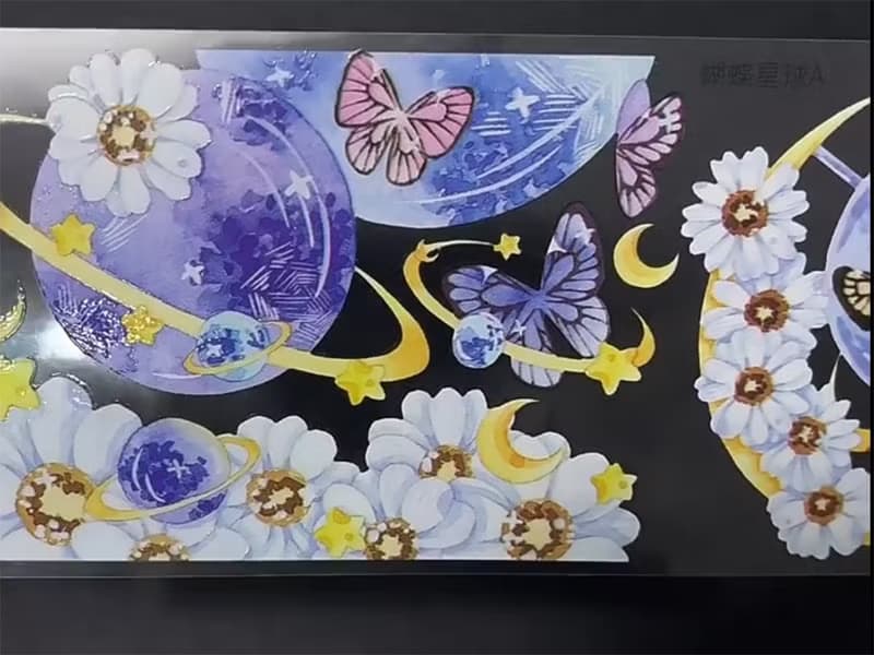 蝴蝶星球 造景 PET 紙膠帶