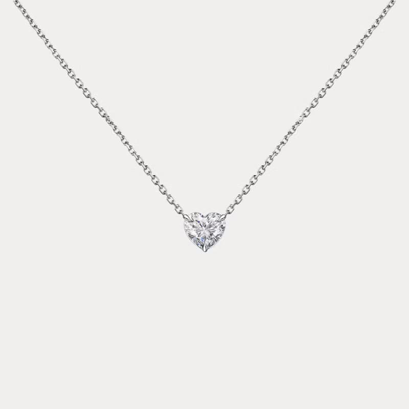 Corazón | 0.25ct 完美心型切割鑽石(Heart Cut)天然鑽石18K項鍊