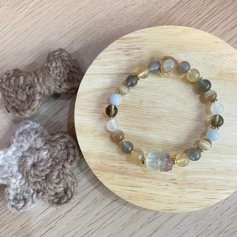 快樂泉源貔貅彈性手鍊